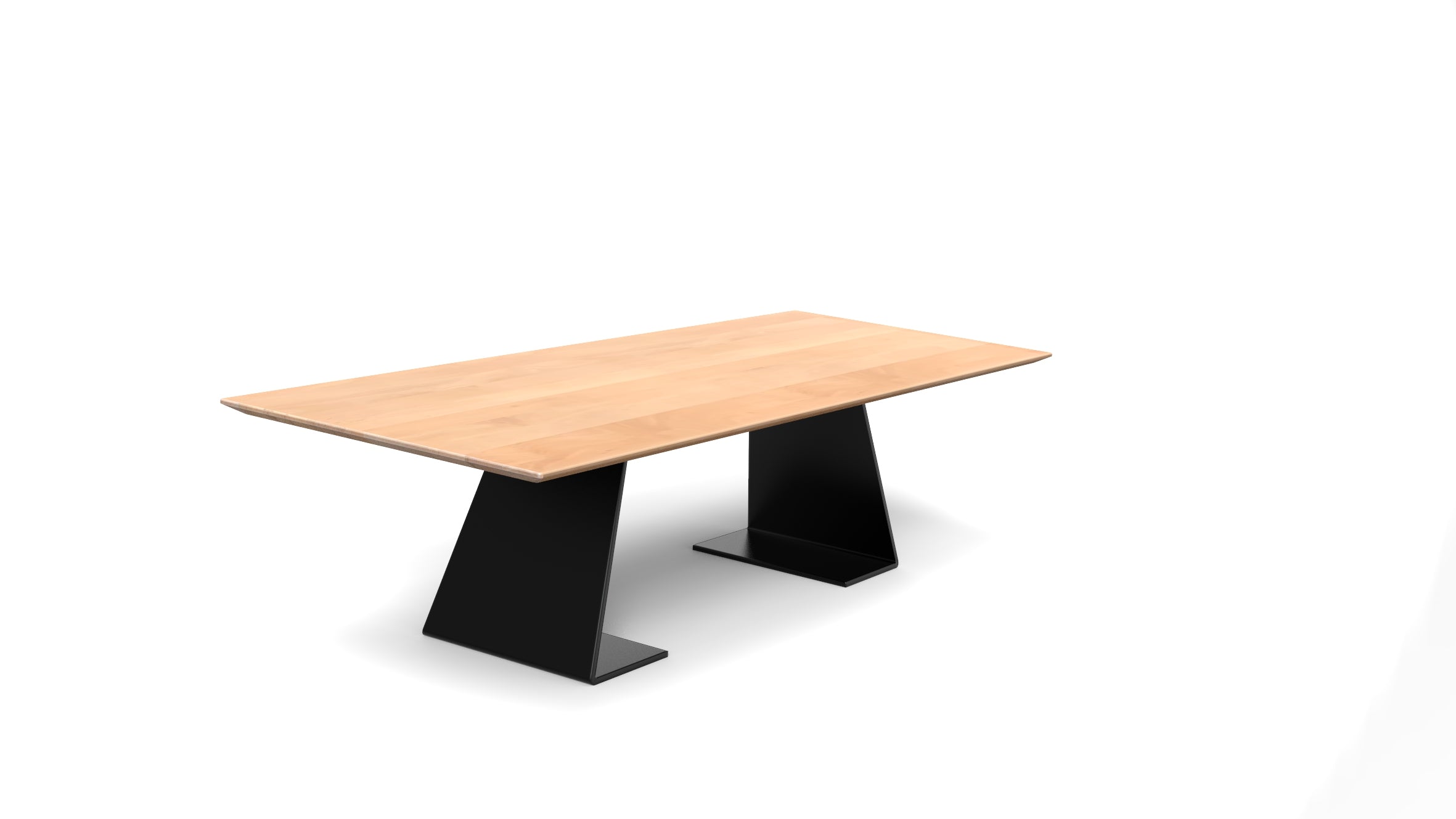 home Flat Massivholztisch | schweizer Kante