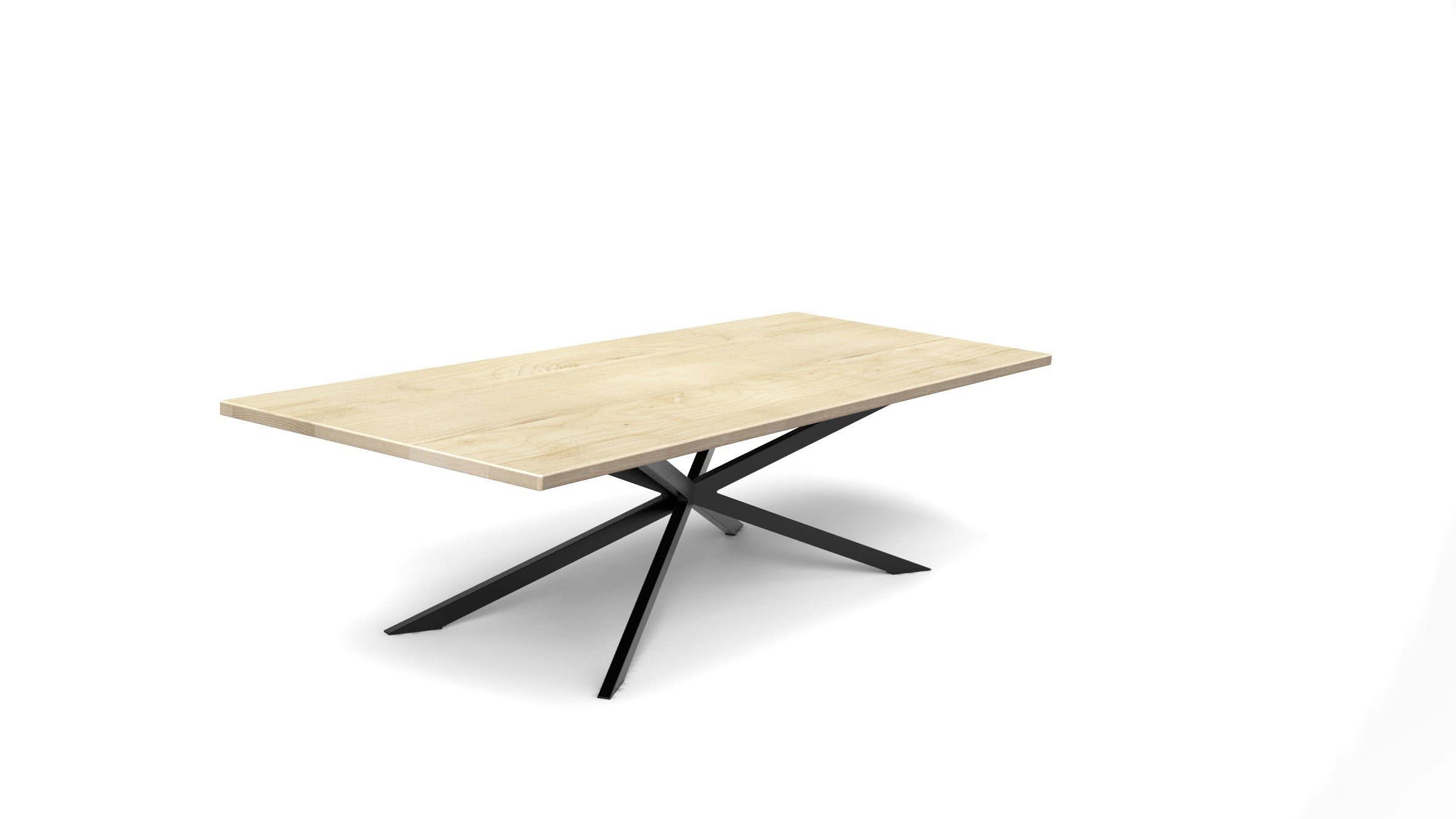 home Simmetry Massivholztisch | gerade Kante